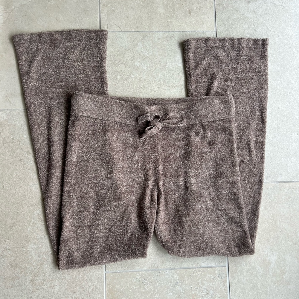Barefoot dreams brown pants size small loungewear cozy lite